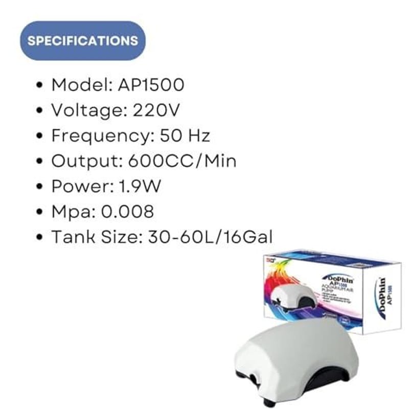 Dophin AP1500 Air Pump — photo 3