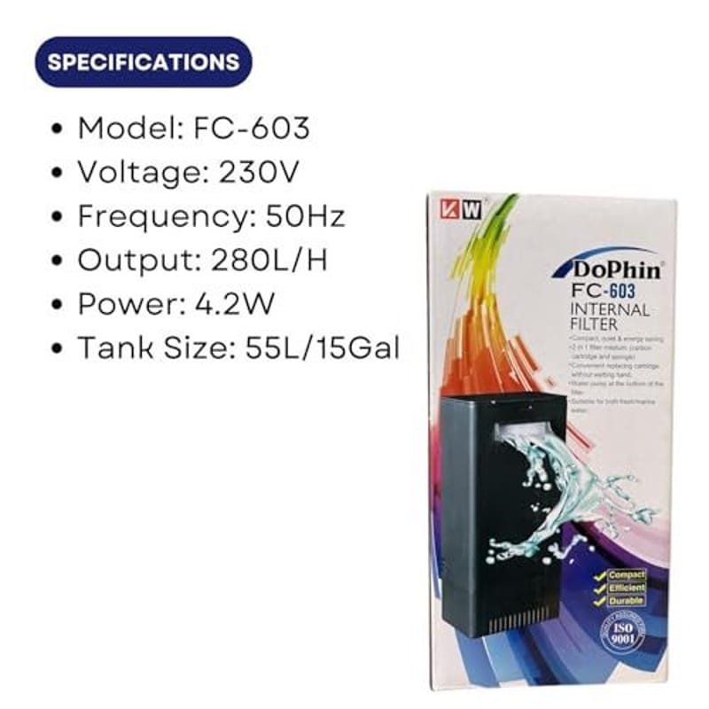Dophin FC-603 Internal Filter — photo 3