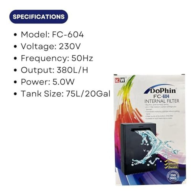 Dophin FC-604 Internal Filter — photo 3