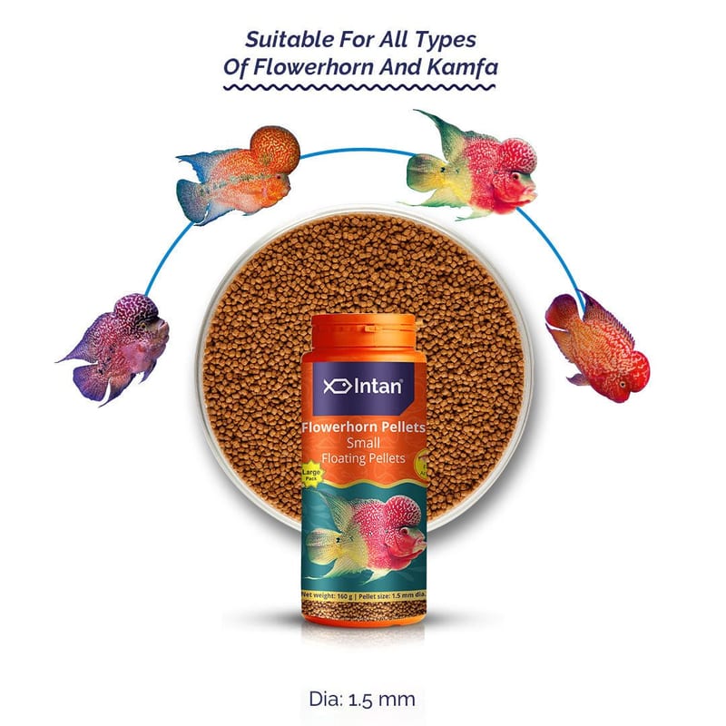 Intan Flowerhorn Pellets - Small 160g — photo 2