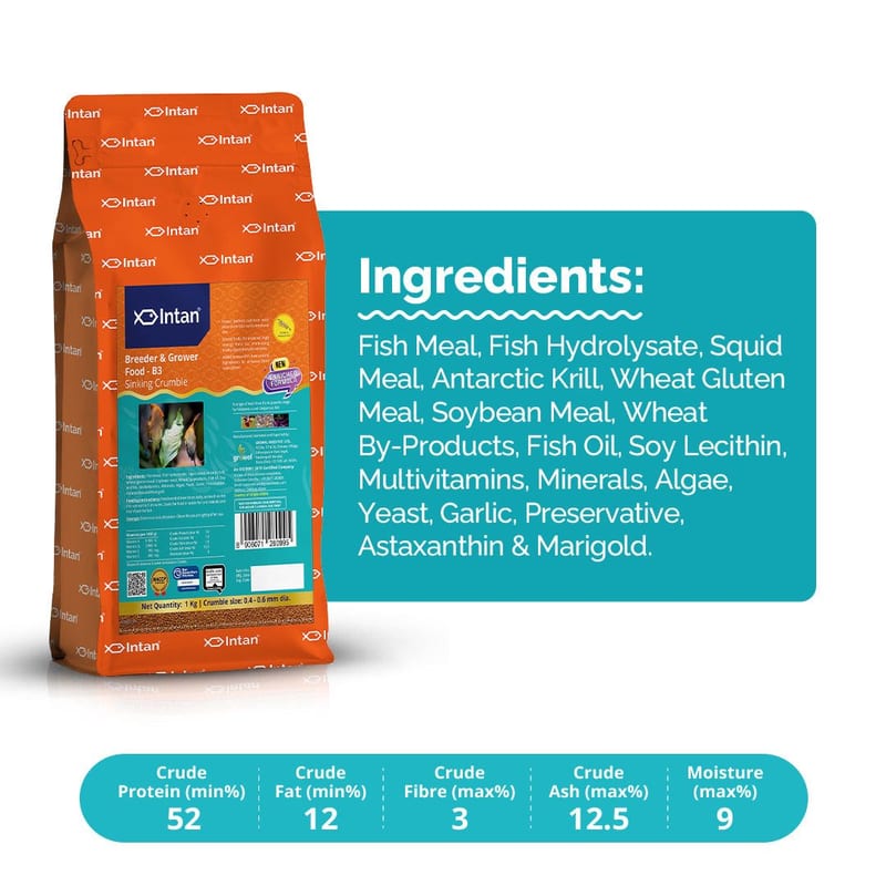 Intan Breeder & Grower Food - B3 35g — photo 5