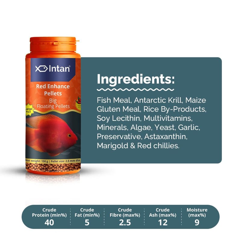 Intan Red Enhance Pellets - Big 145g — photo 4