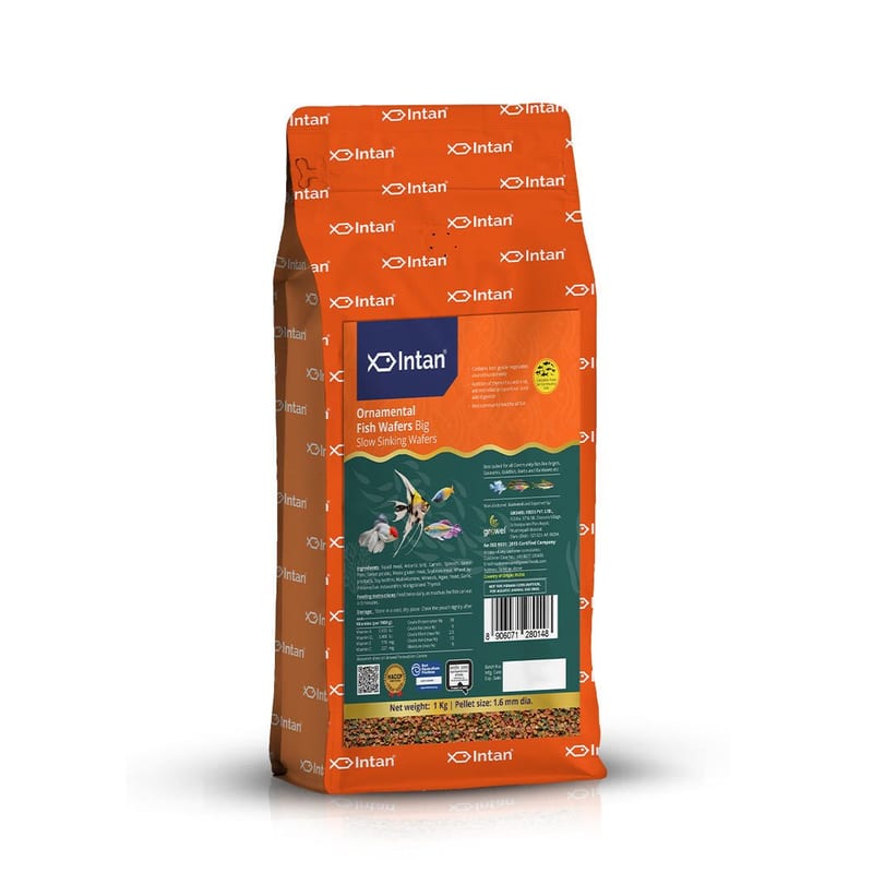 Intan Ornamental Fish Wafers - Big 1kg