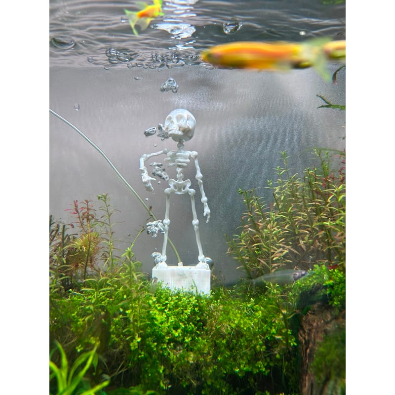 Dancing Skeleton Aquarium Decoration