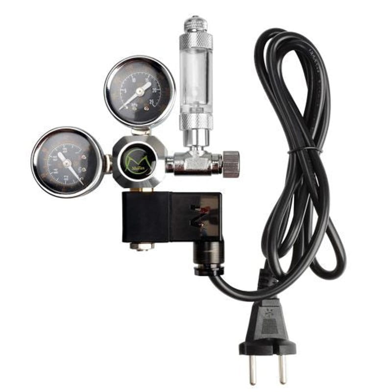 Mufan Dual-Gauge CO2 Regulator with Solenoid — photo 2
