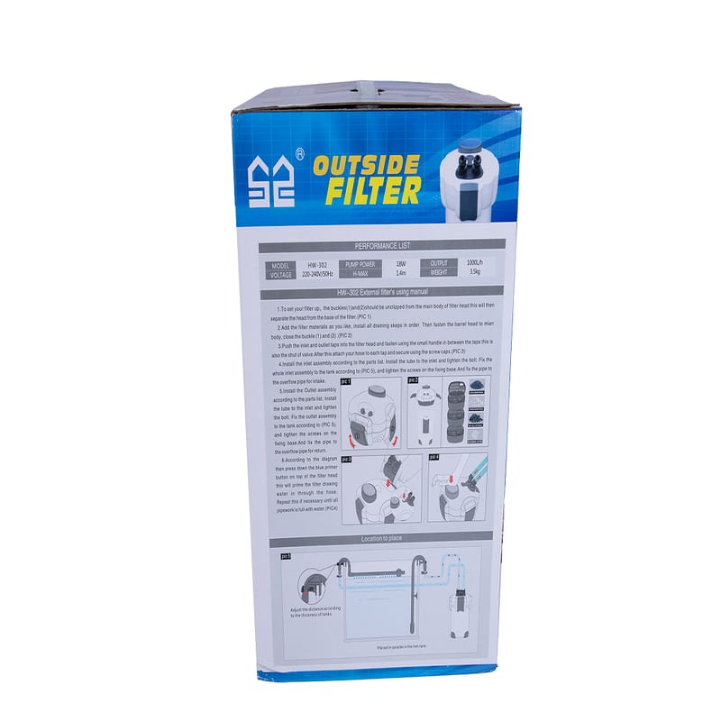 SunSun HW-302 External Canister Filter — photo 3