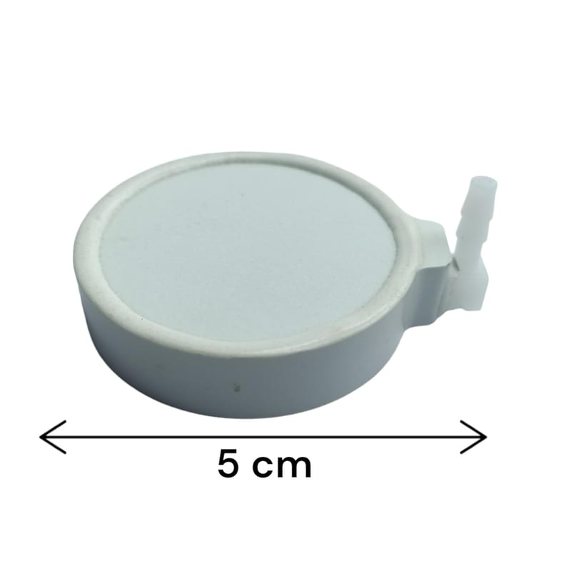 White Disc Air Stone 5 cm with NRV — photo 3